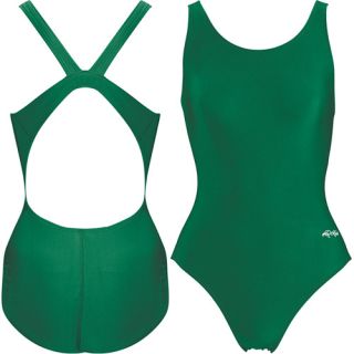 Dolfin HP Back Swim Suit Girls 22 28   Size 28, Forest Green (7202L 585 28)