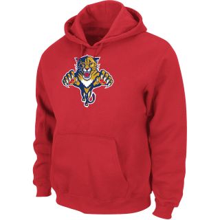 Majestic Mens Florida Panthers Hooded Fleece Long Sleeve Pullover   Size