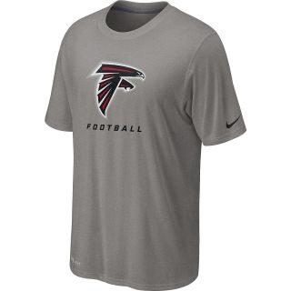 NIKE Mens Atlanta Falcons Legend Elite Logo Dri FIT Short Sleeve T Shirt  
