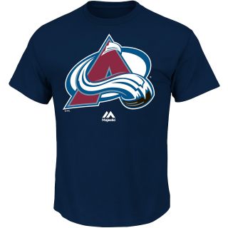 MAJESTIC ATHLETIC Mens Colorado Avalanche Official Logo Short Sleeve T Shirt  