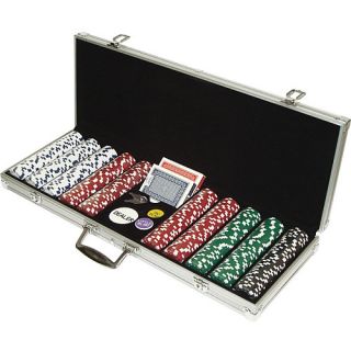 Trademark Global 500 Dice Style 11.5g Poker Chip Set (10 1090 500SQL)