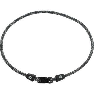 PHITEN Yamizora Necklace   Size 20, Black/grey