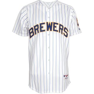Majestic Athletic Milwaukee Brewers Blank Authentic Alternate Jersey   Size