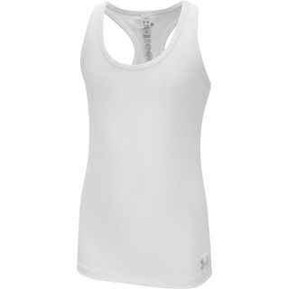 UNDER ARMOUR Girls Victory Tank   Size Large, White/none