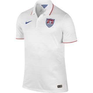 NIKE Mens 2014 USA Home Match Soccer Jersey   Size Small, White