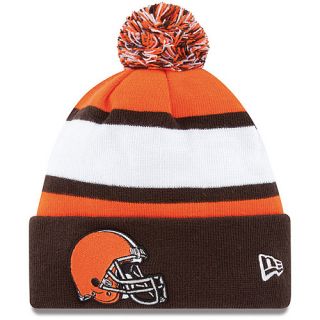 NEW ERA Youth Cleveland Browns On Field Sport Knit Hat   Size Youth, Red