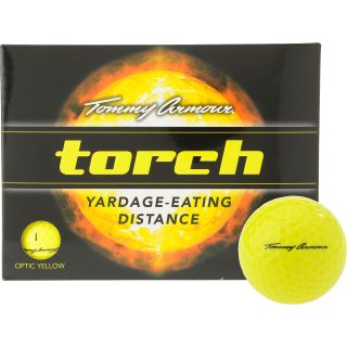 TOMMY ARMOUR Torch Optic Yellow Golf Balls   12 Pack, Yellow