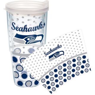 TERVIS TUMBLER Seattle Seahawks 24 Ounce Dotted Wrap Tumbler   Size 24oz