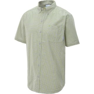 COLUMBIA Mens Rapid Rivers Short Sleeve Shirt   Size 2xl, Chartreuse