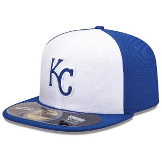 NEW ERA Mens Kansas City Royals Diamond Era 59FIFTY Tech BP Cap   Size 7.5,