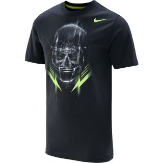 NIKE Mens Football Skull Dominator Short Sleeve T Shirt   Size Large,