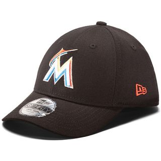 NEW ERA Youth Miami Marlins Tie Breaker 39THIRTY Structured Stretch Fit Cap  
