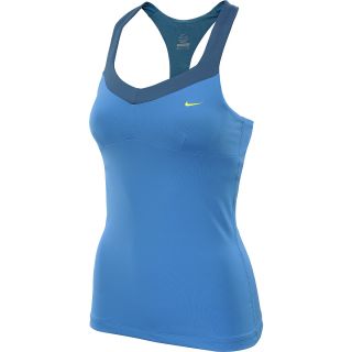 NIKE Womens Maria Back Court Tennis Tank Top   Size Xl, Blue Glow/shade Blue