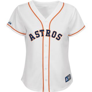 Majestic Athletic Houston Astros Blank Womens Replica Home Jersey   Size