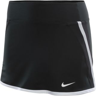 NIKE Womens New Border Tennis Skirt   Size Large, Black/white