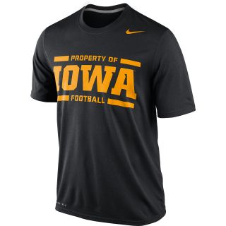 NIKE Mens Iowa Hawkeyes Practice Legend Short Sleeve T Shirt   Size Small,