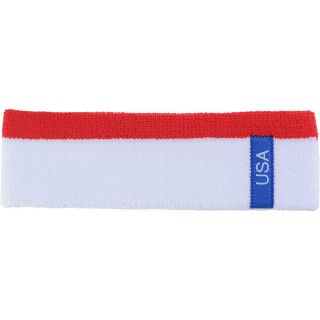 NIKE USA Premier 2.0 Headband, White/red/blue