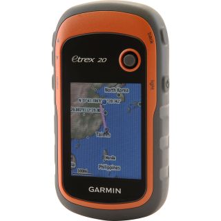GARMIN eTrex 20 Handheld GPS, Black/orange