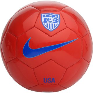 NIKE USA Supporters Soccer Ball   Size 5, Red/blue