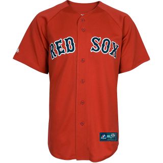 Majestic Athletic Boston Red Sox Dustin Pedroia Replica # Only Alternate Red