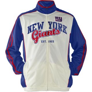 G III Mens New York Giants Post Route Full Zip Jacket   Size Xl, Royal