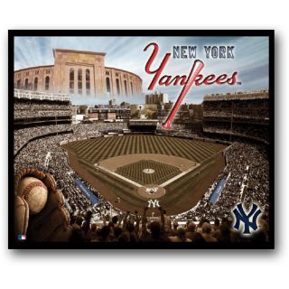 Artissimo New York Yankees Team Glory 16X20 Canvas Art (ARTBBNYYGLO16)