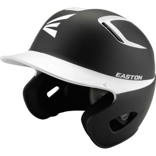 EASTON Senior Stealth Grip Two Tone Batting Helmet, Black/white