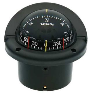 Ritchie HF 743 Helmsman Flush Mount Compass, Black (10361)