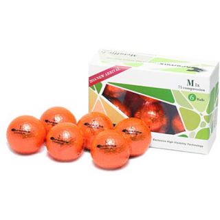 Chromax M1X Golf Balls 6 pack, Orange (BCM1X6 ORG)