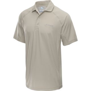 COLUMBIA Mens PFG Freezer Zero Short Sleeve Polo Shirt   Size Xl, Fossil