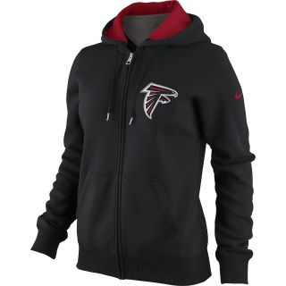 NIKE Womens Atlanta Falcons Tailgater Fleece Full Zip Hoody   Size 2xl,