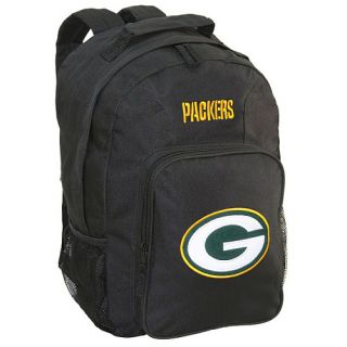 Concept One Green Bay Packers Southpaw Heavy Duty Logo Applique Black Backpack