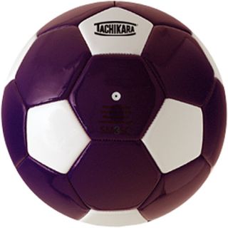 Tachikara SM3SC Recreational Soccer Ball   Size 3, Purple/white (SM3SC.PRW)