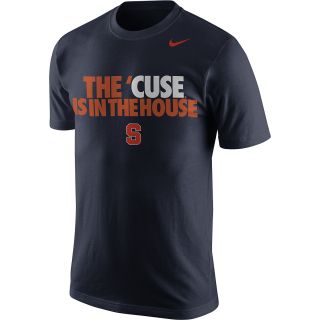 NIKE Mens Syracuse Orange Select Sun Short Sleeve T Shirt   Size Small, Navy