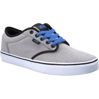 VANS Mens Atwood Canvas Skate Shoes   Size 9, Grey/blue