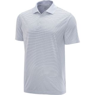 NIKE Mens Victory Stripe Short Sleeve Golf Polo   Size Medium, White