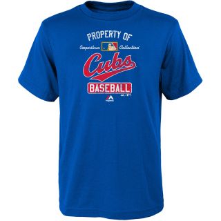 MAJESTIC ATHLETIC Youth Chicago Cubs Vintage Property Of Short Sleeve T Shirt  