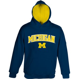 adidas Youth Michigan Wolverines Game Day Fleece Hoody   Size Small