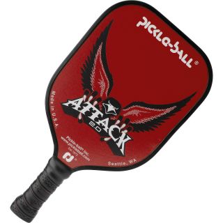 PICKLE BALL Attack 2.0 Pickleball Paddle, Red/black