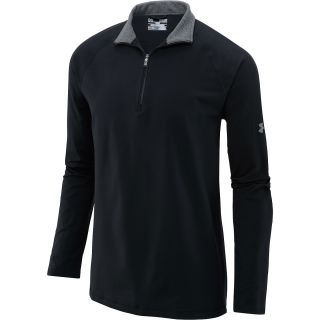 UNDER ARMOUR Mens X Alt 1/4 Zip Long Sleeve Shirt   Size Large, Black/graphite