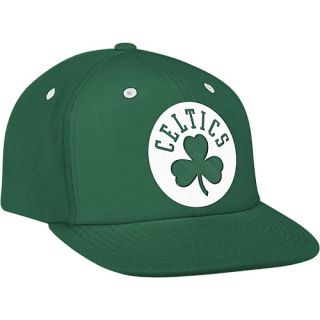adidas Mens Boston Celtics Primary Logo Adjustable Snap Back Cap, Green