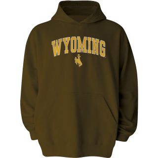 T SHIRT INTERNATIONAL Youth Wyoming Cowboys Single Layer Twill Hoody   Size