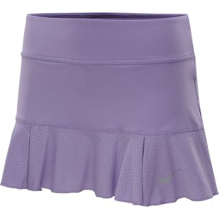 NIKE Womens Flirty Knit Tennis Skirt   Size Large, Urban Lilac/silver