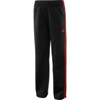 adidas Boys Designator Pants   Size Large, Black/scarlet