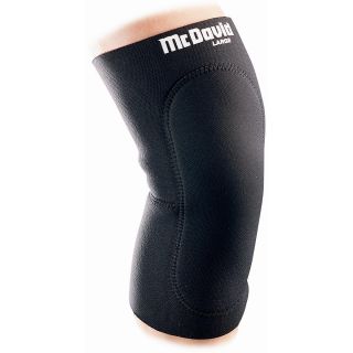 McDavid Knee Sleeve with Anterior Patch   Size XL/Extra Large, Black/scarlet