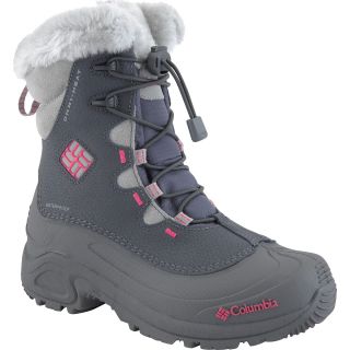 COLUMBIA Girls Bugaboot Plus II Omni Heat Winter Boots   Size 4, Grey