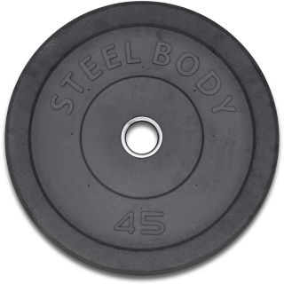 Steelbody 45 lbs Rubber Bumper Plate (STBR 0045)