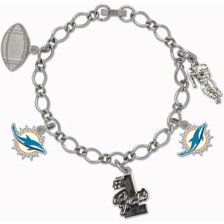 Wincraft Miami Dolphins 5 Charm Bracelet (55083013)