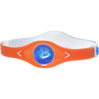 POWER BALANCE Game Day Silicone Wristband   Size Medium, Blue/orange