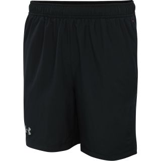 UNDER ARMOUR Mens UA Shirtless Run 7 Shorts   Size Xl, Black/red